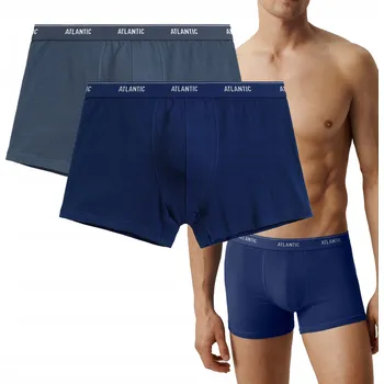 Boxerky Atlantic Spodní Prádlo Boxerky modré, velikost XXL