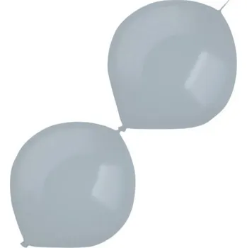 Amscan Balónky latexové spojovací šedé 100 ks 15 cm/6"