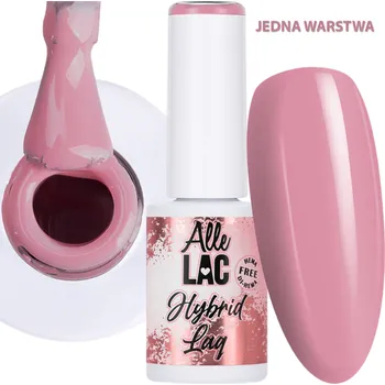 Lak na nehty Hybridní lak ALLELAC 6g LED/UV Gel Polish Flash Pink Candy Růžový