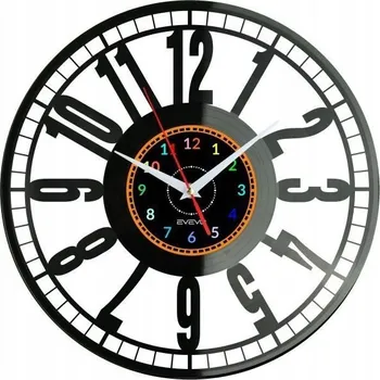 Hodiny Šikmé Číslice Hodiny Klasické Nástěnné Hodiny Vinylová Deska Moderní Dekorace