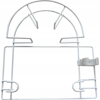 Věšák Držák na trubku vysavače malý BÍLÝ