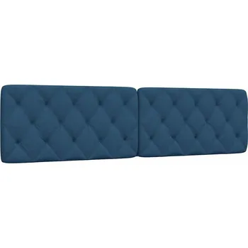 Polštář vidaXL Polštář na čelo postele 200 cm textil [4019241] Barva: Modrá