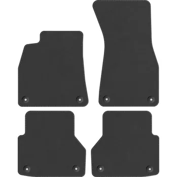 autokoberec Koberce Edecor velurové 4 ks