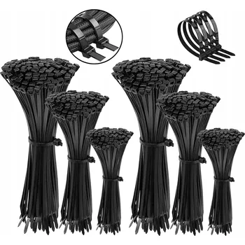 Stahovací páska Stahovací pásky, černé stahovací pásky3,6 mm, 600 ks