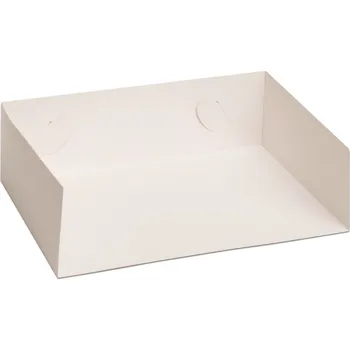 Jednorázové nádobí Skládací lopatka na dort Biopack papírová 25x18x6 cm, 100 ks