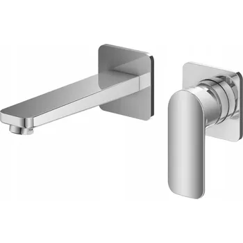 Vodovodní baterie Umyvadlová baterie pod omítku Kohlman Texen stříbrná