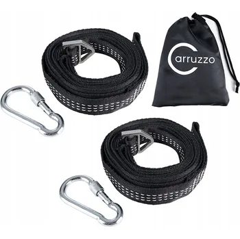 Houpací síť Montážní sada pro houpací síť Carruzzo: 2 popruhy 3 m s karabinami, nosnost do 300 kg
