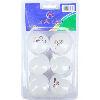 Raketový sport SPARTAN Sada 6 Míčků na Stolní Tenis