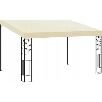 Zahradní stavba Přístěnný altán, 4 x 3 x 2,5 m, krémový