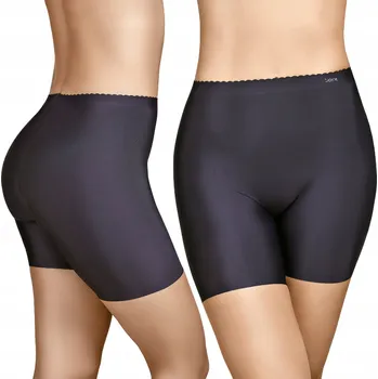 Kalhotky Modelující Kalhotky Bezešvé Kalhotky Zeštíhlující Stehna s Nohavičkami Černé M
