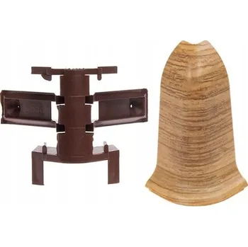 Vnější roh Cezar PVC 22 x 59 mm, délka 1 cm, Dub Reduty (134)