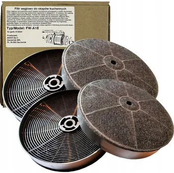 Příslušenství pro digestoř Uhlíkový filtr do digestoře Amica OKP OMP OTP OMP6554BG, náhrada za FWP 18 - 4 ks