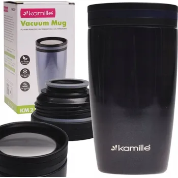 Termohrnek Termohrnek termoska láhev lahev na pití na kávu čaj vzduchotěsná Kamille