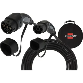 Svítilna Brennenstuhl nabíjecí kabel EV typ 2, 22kW (nabíjecí kabel e-mobilita typ 2, 7m, IP55, 3fázový, nabíjecí kabel režim 3 s brašnou pro elektrická a hybridní vozidla)