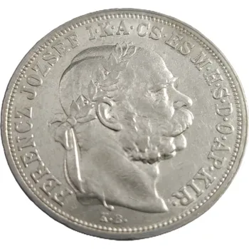 Stříbrná mince 5 Koruna František Josef I. Uherská ražba 1908 24 g