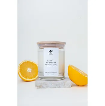 Svíčka Sójová vonná svíčka Šťavnatý pomeranč Otso Handmade