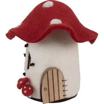 Clayre & Eef - Dekorativní domeček MUSHROOMS 66293