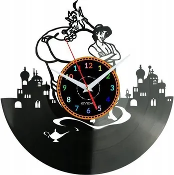 Hodiny ALADDIN NÁSTĚNNÉ HODINY DEKORATIVNÍ MODERNÍ VINYLOVÁ DESKA VINYL JAKO DÁREK