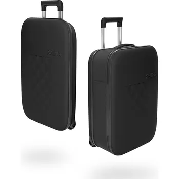 Skládací kabinový kufr Rollink, černý