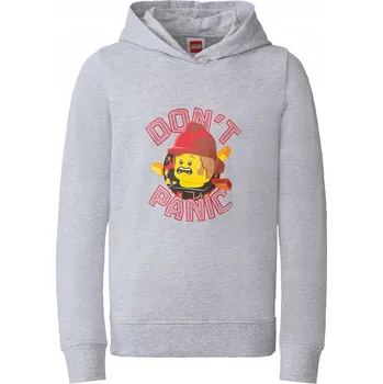 Chlapecká mikina LEGO dětská mikina bavlna šedá, velikost 110