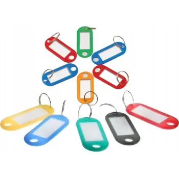 Kroužky na klíče Titanum SP-810, vícebarevné, 50 kusů