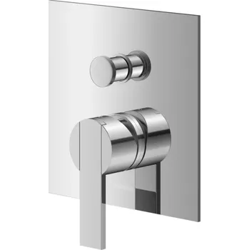 Vodovodní baterie Jednopáková nástěnná vanová a sprchová baterie Kohlman GIXS, stříbrná