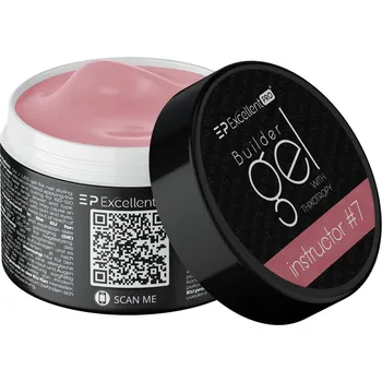 Lak na nehty Stavební gel Excellent Pro Builder Gel Thixotropy Instructor #7 15 g