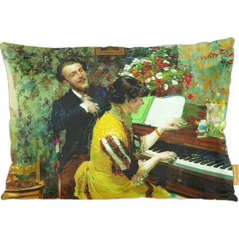 Polštář Polštář Viděl jsem jednou – scéna u klavíru Leon Wyczółkowski