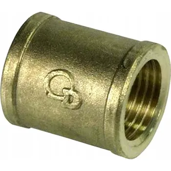 Fitinka NÁTRUBEK, MOSAZNÁ NÁTRUBEK 1/4 PALCE VNITŘNÍ ZÁVIT