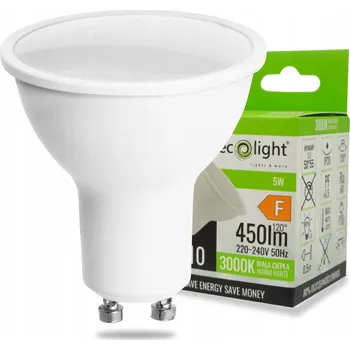 Žárovka LED žárovka EcoLight GU10 5W 3000K