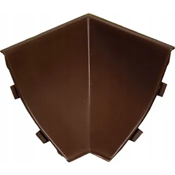 soklová lišta Vnitřní Roh 23mm k Přechodové Liště Pracovní Desky - Tmavý Ořech