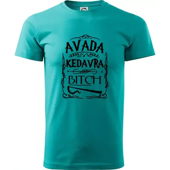 Pánské tričko Harry - Avada Kedavra - Klasické pánské triko vyšší gramáže - 3XL ( Emerald )