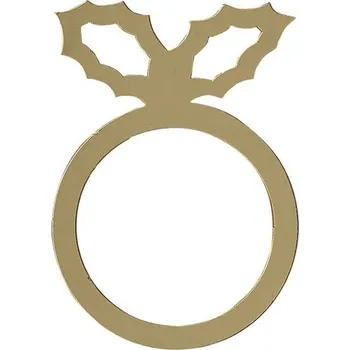 Party dekorace Amscan Stojánek na ubrousky zlatý