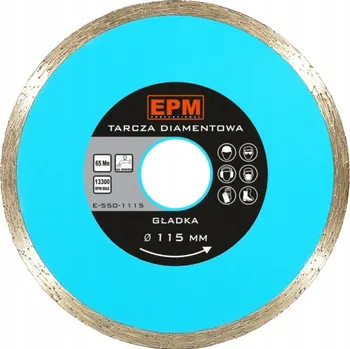 Řezný kotouč Diamantový kotouč EPM E-550-1180 180x22 mm hladký