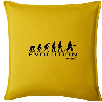 Polštář Evolution Hasič - Polštář 50x50 - 50x50 - Pouze potah ( Žlutá )