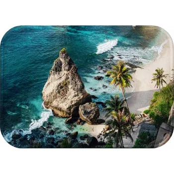 Koupelnová předložka KOUPELNOVÁ PŘEDLOŽKA | MĚKKÁ 60X40 MODNA PRYSZNIC ANTYPOŚLIZGOWA MATA VZOR