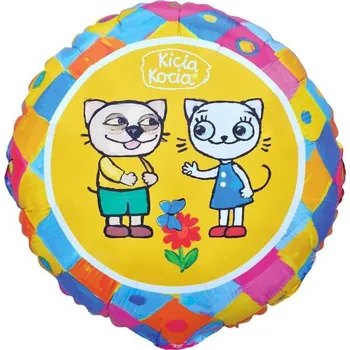 Balónek Fóliový balónek 18 palců - Kicia Kocia a Pacek - 1 kus GODAN