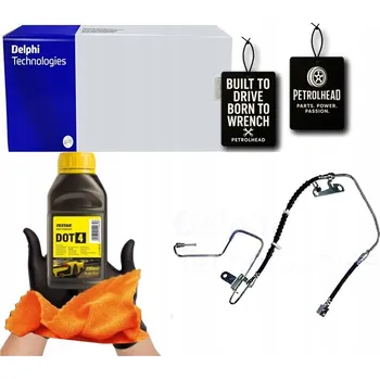 Brzdová hadice BRZDOVÁ HADICE FLEXIBILNÍ ZADNÍ L CHRYSLER VOYAGER #Petrolhead Pro+ Kit15