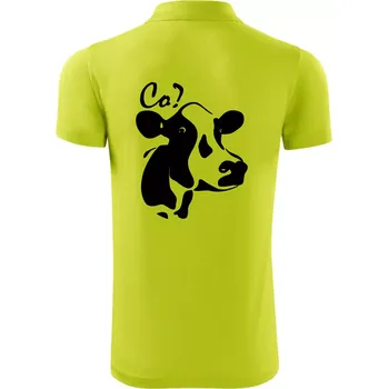 Pánská košile Zmatená kráva - Polokošile Victory sportovní (dresovina) - 3XL ( Limetková )