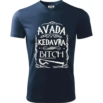 Harry - Avada Kedavra - Dětské triko sportovní (dresovina) - 146 cm/10 let ( Námořní modrá (velmi tmavá - téměř černá) )