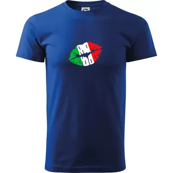 Pánské tričko Itálie kiss - Triko extra velké (5-8XL) - 7XL ( Královská modrá )