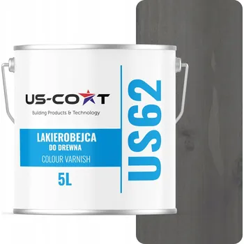 Lak na dřevo LAKYROVÁ LASURA NA DŘEVO 3V1 EXTRA LAZURA BARVA ANTRACIT POLOMAT 5L OCHRANNÁ