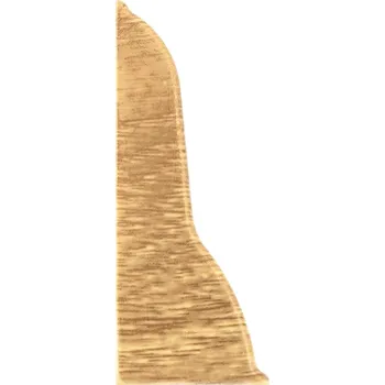 Podlahová lišta Levá koncovka pro lištu 62mm PVC DUB STARÝ