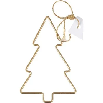 Ginger Ray Dekorativní zlaté stromečky na jmenovky 12 x 8 cm 4 ks