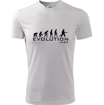 Chlapecké oblečení Evolution Hasič - Dětské triko sportovní (dresovina) - 146 cm/10 let ( Bílá )
