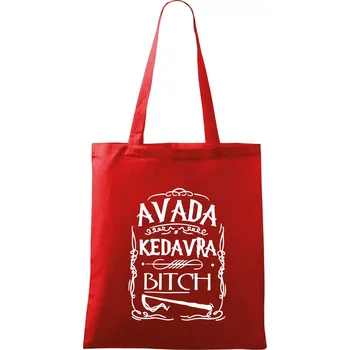Harry - Avada Kedavra - Taška bavlněná - 42 x 38 cm ( Červená )