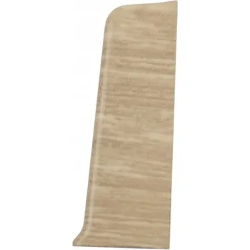 Podlahová lišta Pravá koncovka k soklové liště PCV 55mm LAZULI