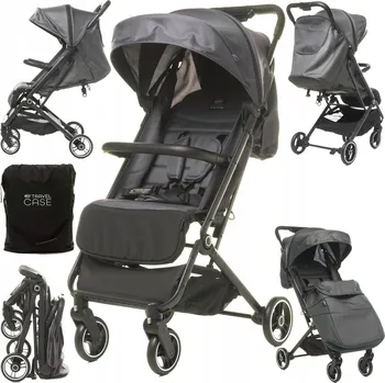 Kočárek LEHKÝ SPORTOVNÍ KOČÁREK S VELKÝMI KOLY 0-22 KG + PŘÍSLUŠENSTVÍ