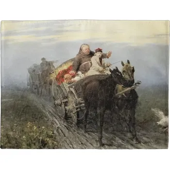 prostírání Prostírání na stůl - Alfred Wierusz-Kowalski: Návrat kvestora