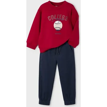 Tepláková souprava Mayoral červená barva, 4801 4801.5A.Mini.9BYA 33X, vel. 104